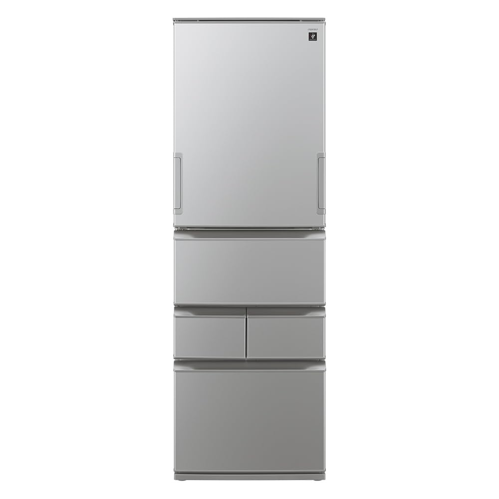 Amazon | シャープ 冷蔵庫 幅60.0cm 455L SJ-XW46P-S カーム